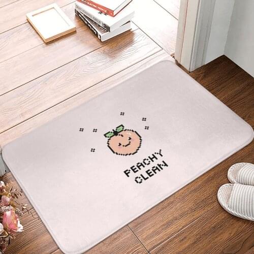 Peachy Clean Doormat Carpet Mat Rug Polyester Anti-slip Floor Decor Bath Bathroom Kitchen Living Room 40x60