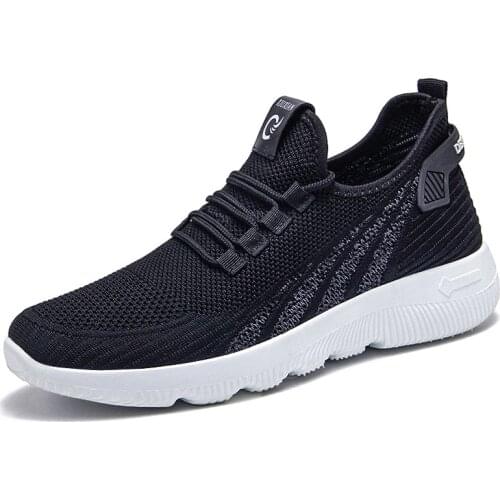Mens Sneaker Breathable Non-slip Wear-resistant Outdoor Walking Men Sport Shoes Hot Sale Light Running Shoes Comfortable Casual