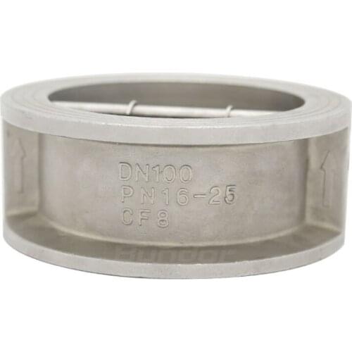 Hot selling Class150 DN100 stainless steel dual plate check valve price