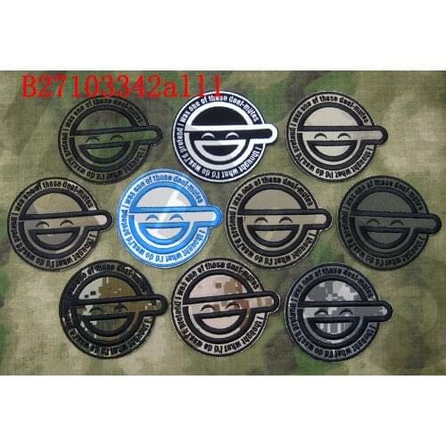 Embroidery patch GHOST IN SHELL-STAND ALONE COMPLEX Laughing Man morale