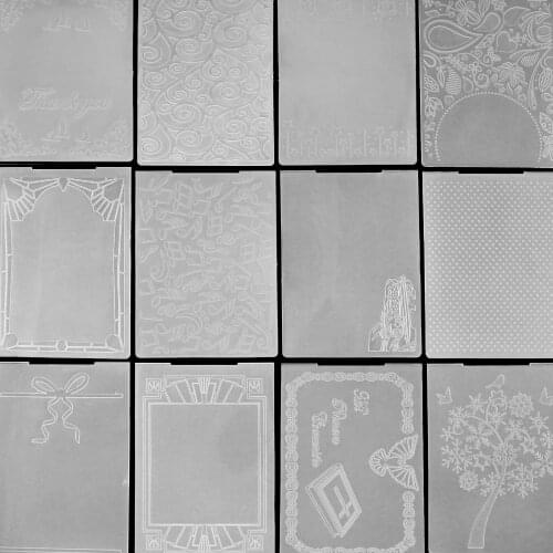 New Arrival Scrapbook Circular Design DIY Paper Cutting Dies Scrapbooking Plastic Embossing Folder