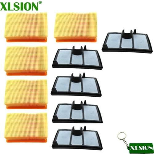 XLSION 5 Sets Air Filter Cleaner For Stihl # 4224-141-0300 4224-140-1801A TS800 TS700 STIHL TS700 & TS800 CUTOFF SAWS