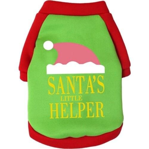 Pet Dog Clothes for Chihuahua French Bulldog Christmas Puppy Cat Pullover Sweat T-shirt