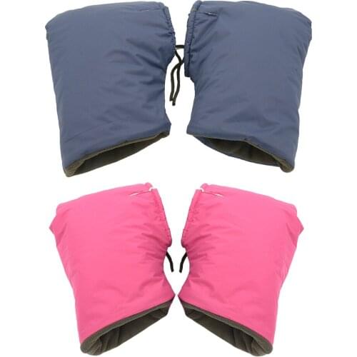 A Pair Waterproof Windproof Motorcycle Grip HandleBar Muff Winter Warmer Thicken Thermal Cover Glove