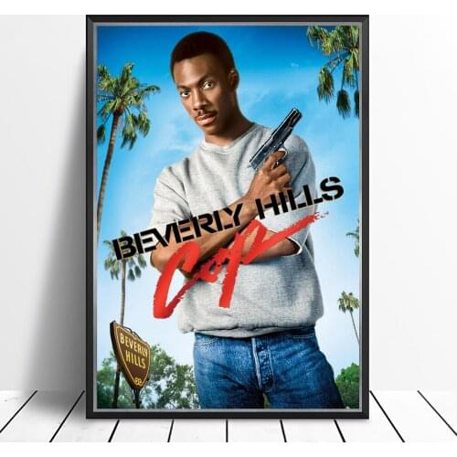 Beverly Hills Cop (1984) Poster American action comedy drama film Movie Print Eddie Murphy Judge Reinhold Art Gift