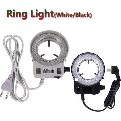 Adjustable Ring Light Illuminator Lamp For Industry Stereo Trinocular Microscope Video Camera Lens Magnifier Light Source 220V