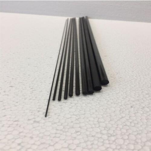 5pcs 6mm X L500mm Carbon Fiber Rods for RC Plane, suit for RC Model 6*500mm
