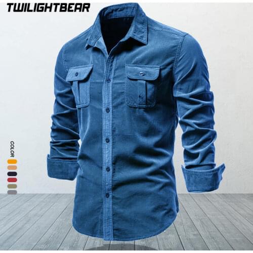 Мужские вельветовые рубашки Twilight Bear China At AliExpress