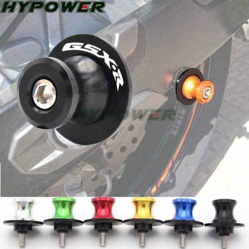 8mm Motorcycle Swingarm Spools slider stand screws For Suzuki GSX-R600 GSX-R750 GSX-R1000 V-Strom 650 1000 GSXR600 GSXR750 GSXR