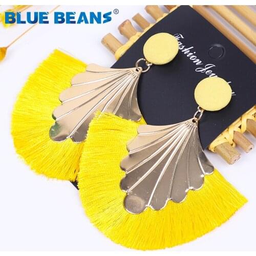 Bohemian Tassel Earrings For Women 2020 Fashion Jewelry Multicolor Drop fringe Earings personalized girl luxury Gifts aesthetic
