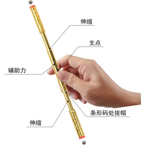 Golden flexibly flexible magnetic neutral pen combination pressure relief multifunctional magnetic pen pen around creative