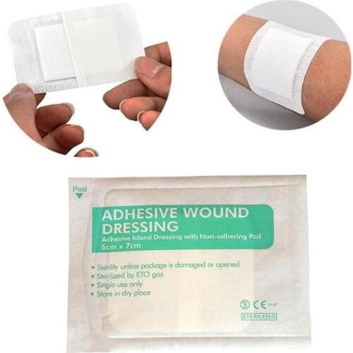 6cmx7cm Large Size Hypoallergenic Non-woven Band aid Adhesive Wound Dressing Band aid Bandage Large Wound First Aid 1PCS