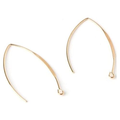 20PCS Fashion Ear Hook DIY Jewelry Findings French Earring Hooks Wire Settings Base Settings For Earrings Ear Jewelry Making