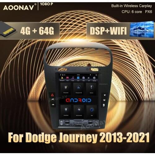 2 din Android car GPS radio multimedia player For Dodge Journey 2013-2021 car DvD Stereo receiver player Head Unit Navigation