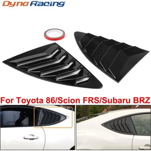 Car Styling ABS Side Window Louvers Scoop Cover Vent For Scion FR-S For Subaru BRZ 2013-2020 2 PCS/SET BX102073-BK