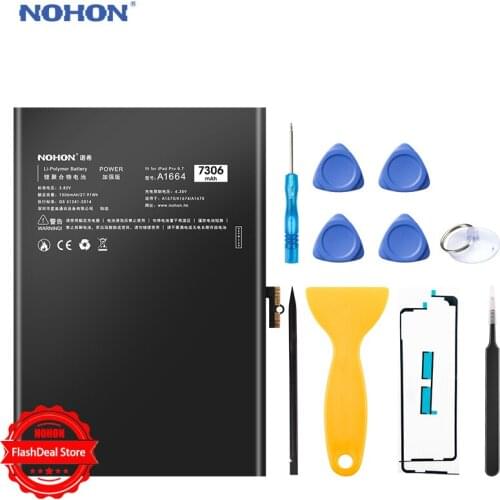 Battery For Apple iPad Pro 9.7 inch Bateria A1664 Replacement Tablet Battery 7306mAh High Capacity 100% 0 Cycle Free Tools