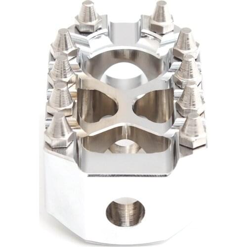 Chrome Aluminum Motorcycle Shifter Peg For Harley Touring Softail Dyna Sportster Anti-Skid Knurled MX Gear Shift Brake Foot Rest