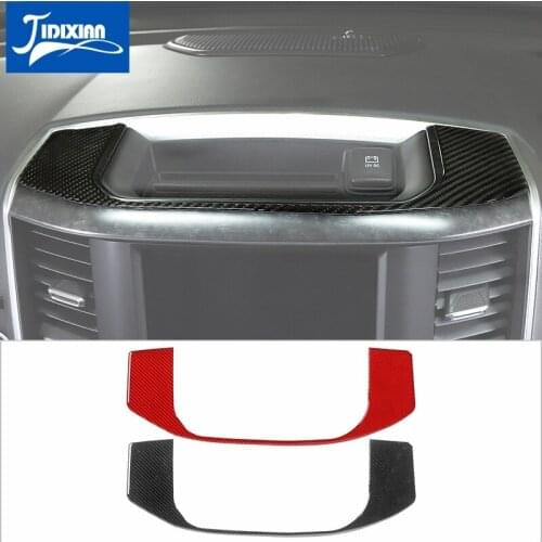 JIDIXIAN Car Center Console Storage Box Panel Decoration Cover Stickers for Dodge RAM 2018 2019 2020 2021 Interior Accessories