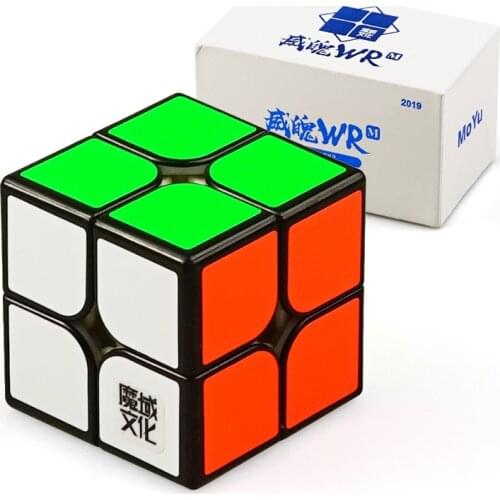 Moyu Weipo WR/WR M 2x2 cube Magnetic 2 Layer professional competition cubes adult toys children pizzle toy gifts holiday gift