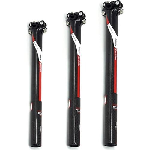 KEDDIE Hot selling carbon fiber road bicycle seatpost MTB mountain bike parts seat post tube 27.2 30.8 31.6* 350/400mm