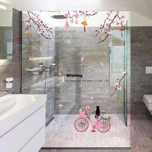 Pastoral style Wall Sticker Classic Retro Bicycle Wall Pictures For Living Room Stairs Aisle Bedroom Accessories Prints Wall Art