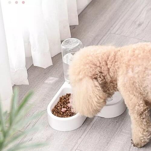 Non-Slip Cat Bowl Dog Bowl With Stand Pet Feeding Dog Water Bowl Cats Food Pet Dogs Supplies Automatic Dog Feeder Accessories