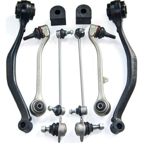 10pcs packing Full Set suspension system Control Arm kit Tie Rod Ends Sway Bar Links Front Kit for BMW X3 2005 E83 31103443127