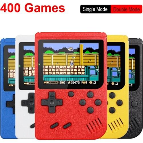 Retro Portable Mini Handheld Video Game Console 8-Bit 3.0 Inch Color LCD Kids Color Game Player Built-in 400 games