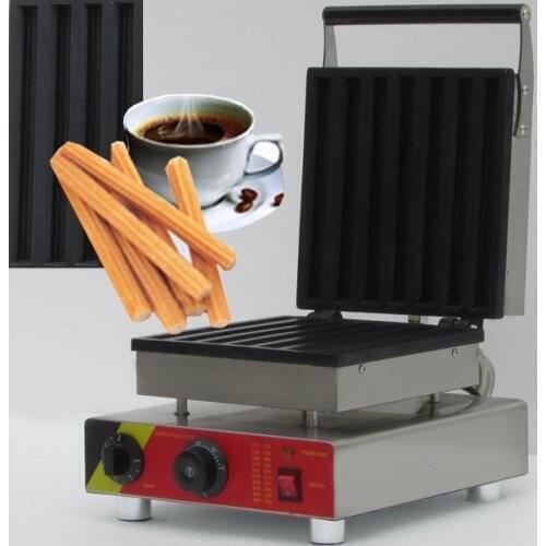 110V 220v rectangle waffle maker machine, churros and waffle maker