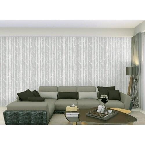 Nordic Light Gray Branches Wallpaper For Living Room Tv Background