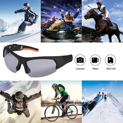Bluetooth Sunglasses Camera Portable Convenient Sports Camera 1080P HD Video Recorder for Outdoor Climbing Riding