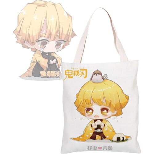 Demon Slayer Anime Kimetsu No Yaiba Kamado Tanjirou Nezuko Agatsuma Zenitsu Hashibira Inosuke Cosplay Shoulder Bag Handbag