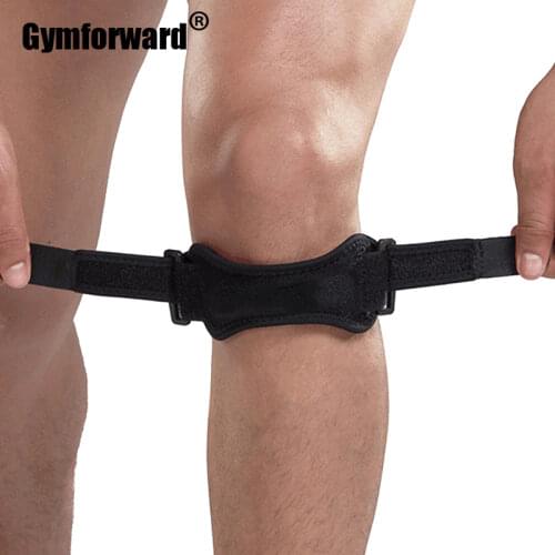 1Pc Knee Pads Fitness Tennis Volleyball Knee Protector Brace Support Kneepads Adjustable Sports Crossfit Basketball Strap Wraps