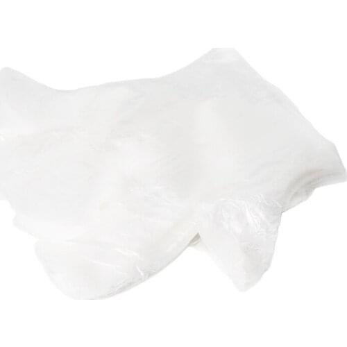 100Pcs Clear Disposable Gloves Cooking Cleaning Kitchens Food Handling Tools New