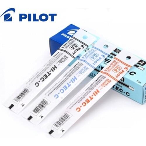 2 Pieces Pilot HI-TEC-C Gel Pen Refill Ink Cartridge Recharge BLS-HC4 0.25 mm 0.3 mm 0.4 mm 0.5 mm Pen Rods Japan