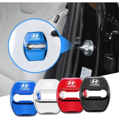 4Pcs Anti-Rust Car Door Lock Cover Protect Buckle For Hyundai I10 I20 I30 I40 IX20 IX35 Tucson Solaris Accent Azera Sonata Azera