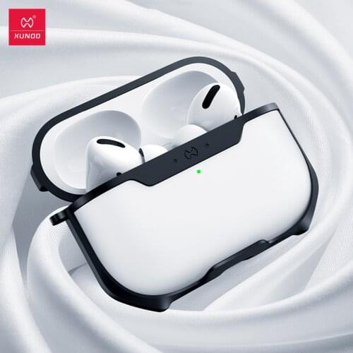Xundd Earphone Case For Apple AirPods Pro Earphone Case Shockproof Tranparent Airbags Cover For Airpods Pro 2020 Case