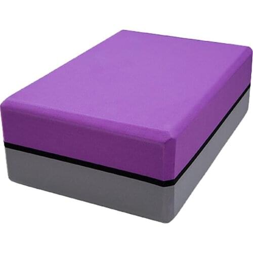 Double Color EVA Foam Exercise Fitness Gym Yoga Block Brick Body Shaping Tool Indoor Body Building Yoga Block