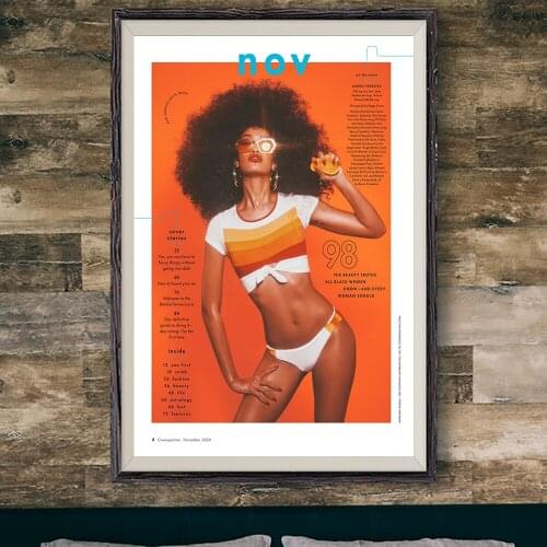 E421 Marlee Bell Sexy Model Movie Star Wall Silk Cloth Poster Art Home Decoration Gift