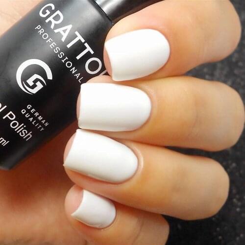 GRATTOL professional Nail Art 001 white Color UV LED Soak Off DIY Paint Gel UV Gel Tips Design Manicure Nail Polishes