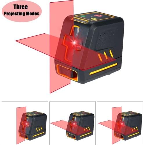 Laser Level Horizontal and Vertical Cross Line Self Leveler Auto-Leveling Spirit Level Self-Leveling Selectable Laser Lines