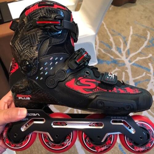 SEBA S-Slide 2020 Newest Professional Adult Inline Skates Carbon Fiber Shoes Slalom Sliding Free Skating Patines