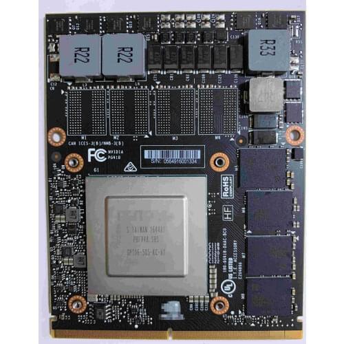 NEW for Alienware M17X R4 M17X R5 M17X R6 DELL M6700 P106M GP106-505-KC-A1 4GB Gaming Graphics Card GPU MXM VGA Laptop Video