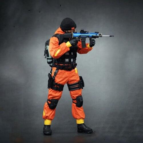 MULTIFUN 1/6 MF007 Orange Agent Clothes Suit Male Soldier Clothing Set Model Fit 12'' Action Figure Dolls