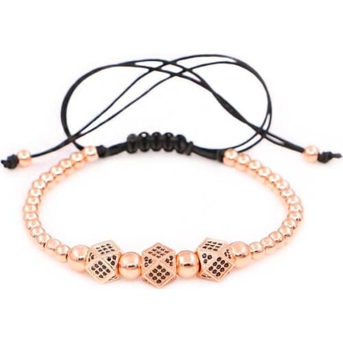 Cubic Zirconia Weaving Shamballa Bracelets fit Man Women Jewelry Christmas Gift