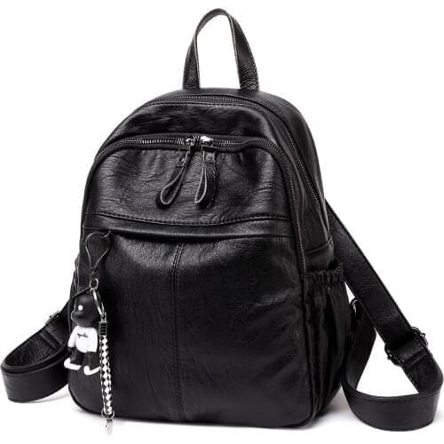 Womens Backpacks Genuine Leather Female Backpack Travel Mochila Feminina Handmade backpacks for teenage girls vintage new C318