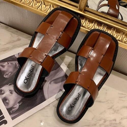 Woman Fashion Slippers Women Summer Flat With Slippers Shoes 2021 Female Fiop Flop Slippers Slides Ladies Sandals Shoes