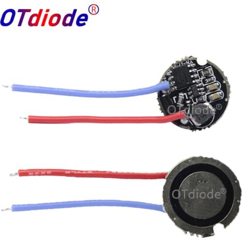 10PCS 3W LED driver 16mm 3.7-12V DC 1Mode LED Flashlight Driver for CREE XRE-Q5/XPE XP-E /XBD XB-D all kind of 3W LED Light Lamp