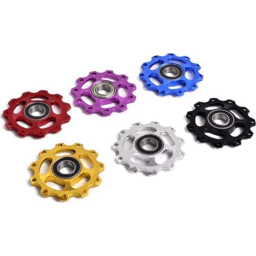 11T Aluminium Jockey Wheel bicycle Rear Derailleur Pulley Guide Bearing Bike Accessories Bike Guide Roller 5mm Bisiklet 6