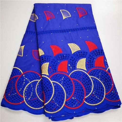 5 Y Swiss lace fabric 2020 heavy beaded embroidery African lace fabrics cotton fabric Swiss voile Dry lace in Switzerland 9L9702